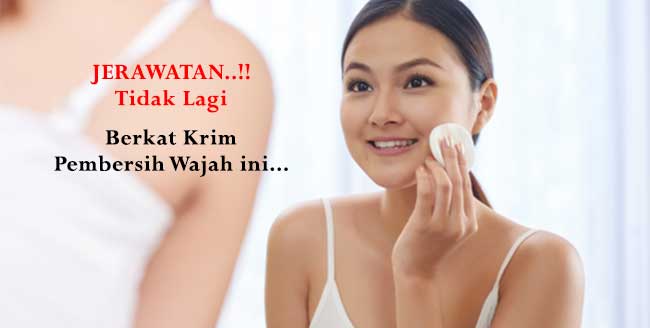 Krim Pembersih Wajah Berjerawat