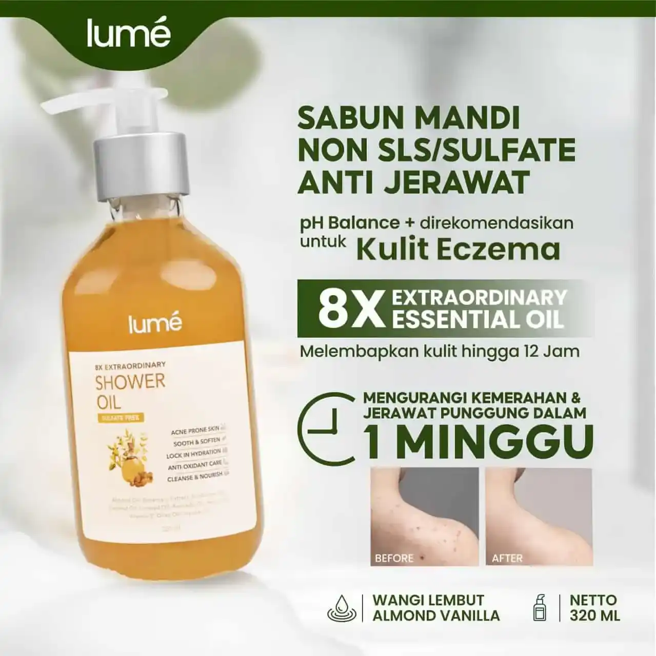 LUME 8X Extraordinary Shower Oil