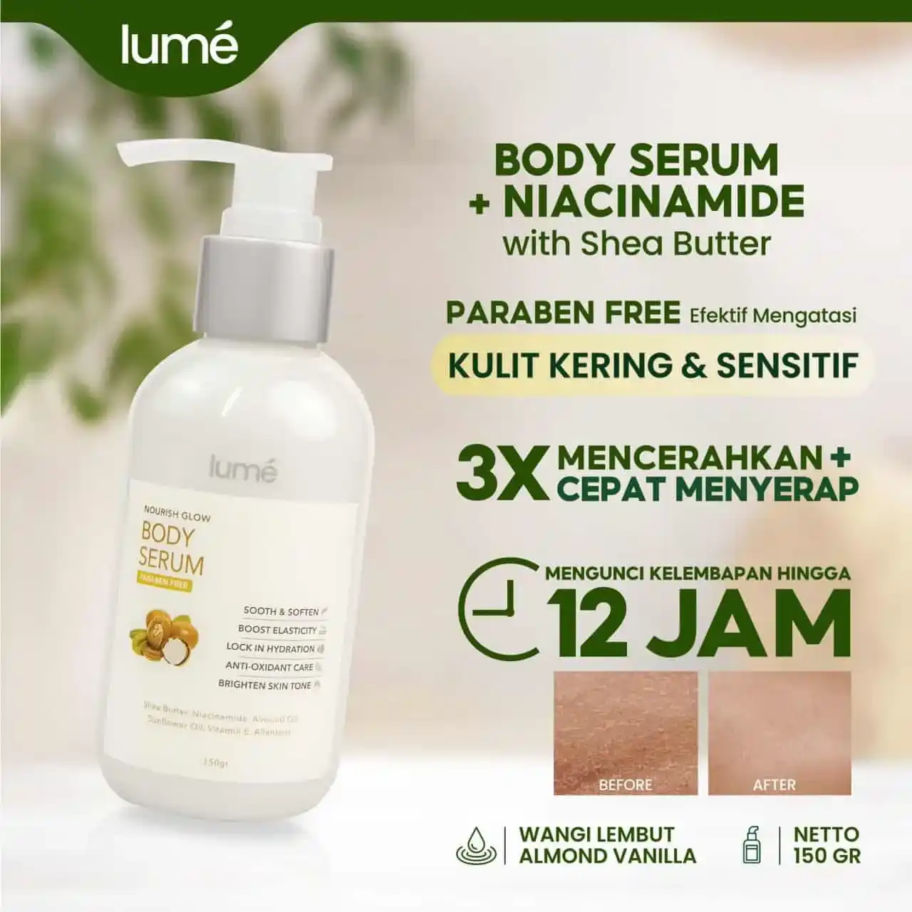 LUME Nourish Glow Body Serum